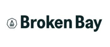 Broken Bay logo with sailboat icon.